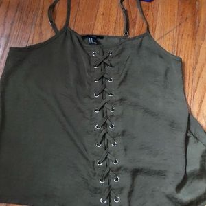 Tie up tank top